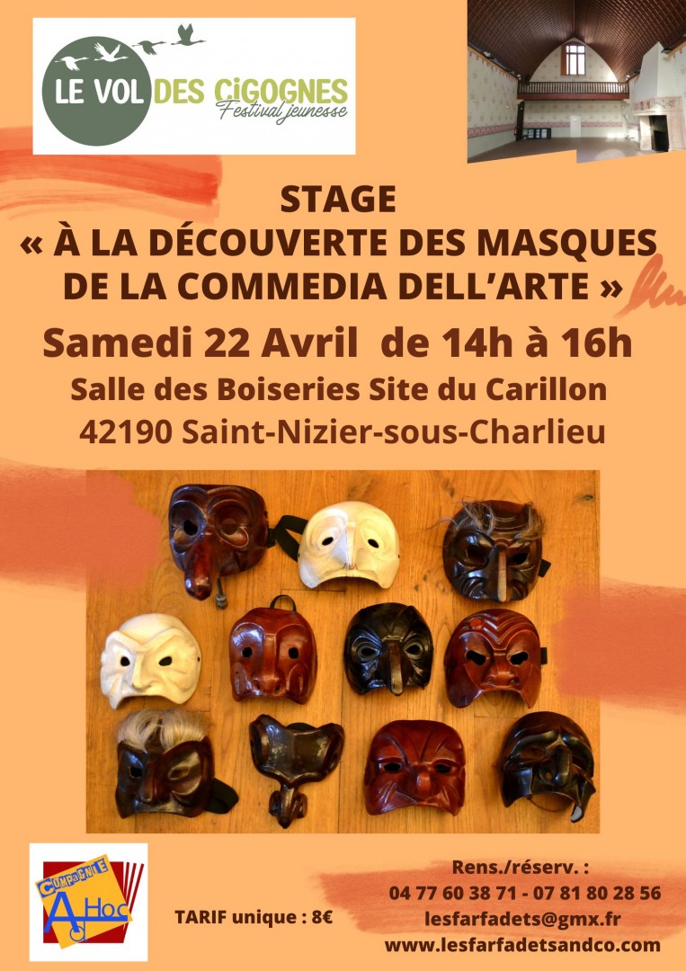 Stage À LA DÉCOUVERTE DES MASQUES S22 Avril