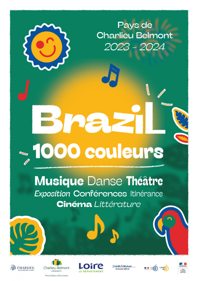 Brazil Mille couleurs affiche-V2