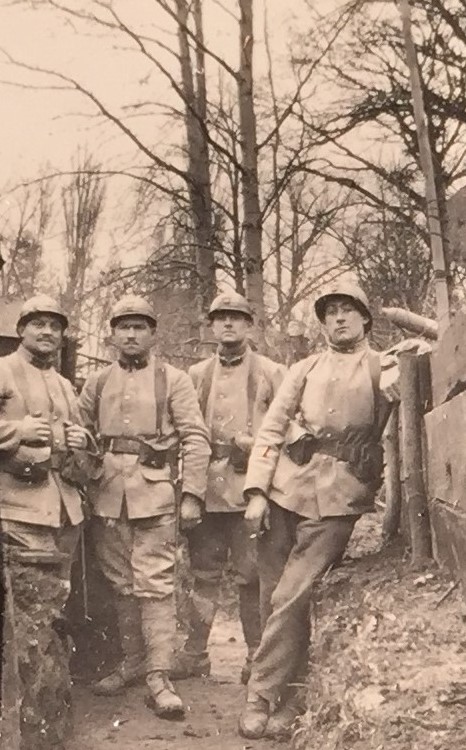 P80 pose de mitrailleurs arracourt, mars 1916