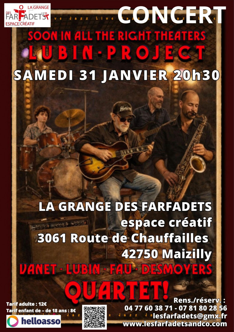 concert Lubin project quartet